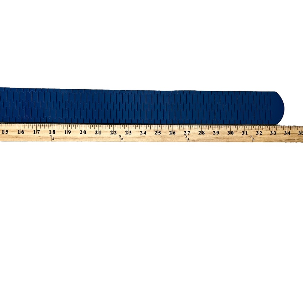 DIANE VON FURSTENBERG BLUE WAIST CINCHING BELT SIZE SMALL MODERN CONTEMPORARY - Picture 3 of 5